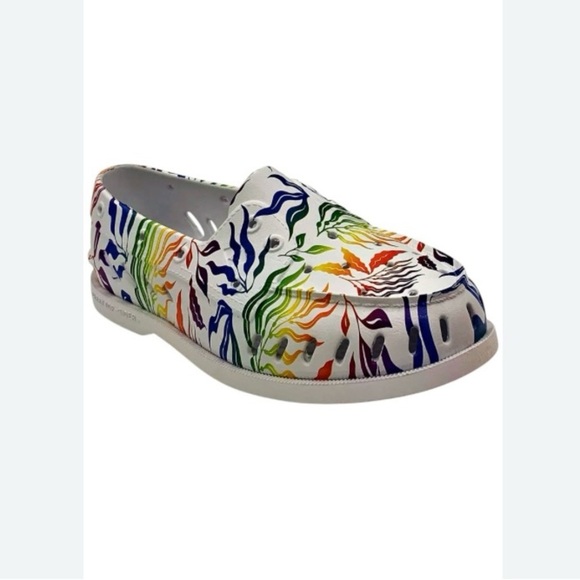 Sperrys Rainbow floral print top sider’ ( boat ) shoes - Picture 11 of 11